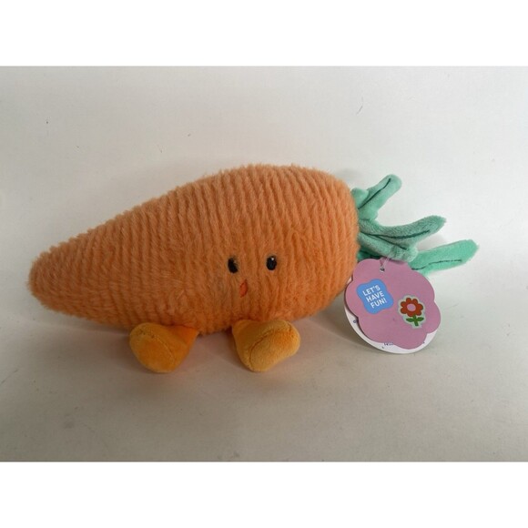 Giggle Scape Carrot Orange Vegetable Plush Stuffed Food Toy Target Exclusive NEW - Picture 1 of 6